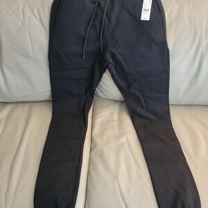 PacSun Black Sweatpants with Drawstring Waist and Tapered Leg